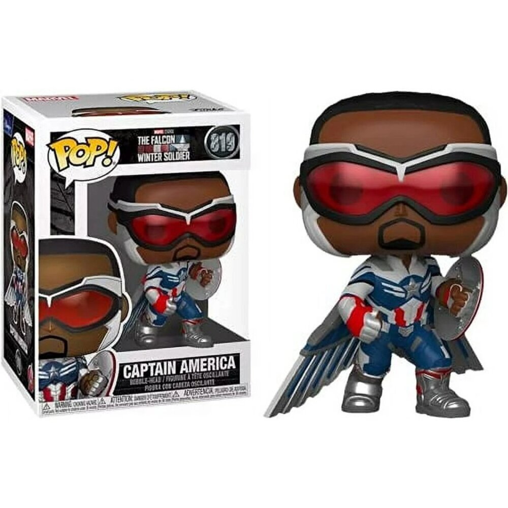 Funko Pop! Marvel: The Falcon and the Winter Soldier – Captain America #819